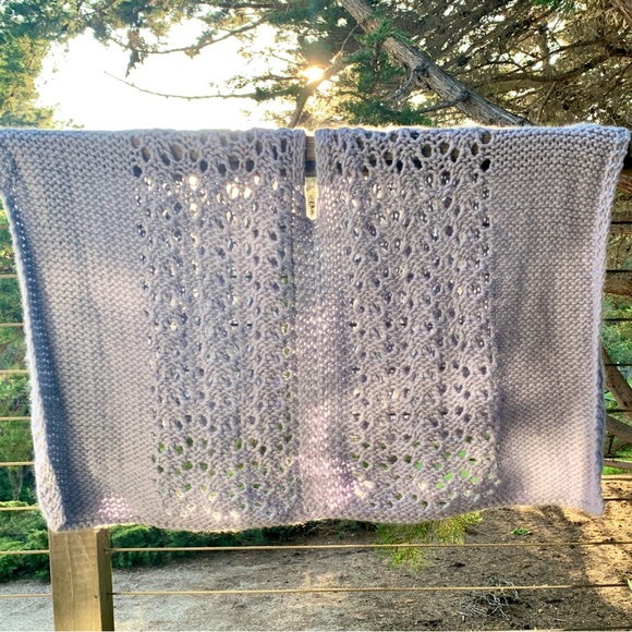 Handmade Knit Shawl - Picture 3 of 9